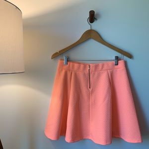 H&M Neon coral skirt